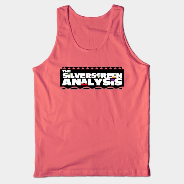 SilverScreen Analysis 90's Logo Black Tank Top by SilverScreenAnalysis